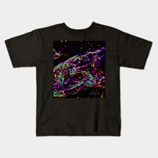 Black Panther Art - Glowing Edges 418 Kids T-Shirt